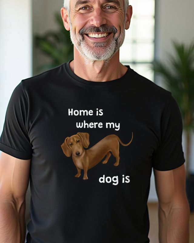 Dackel - Home is where my dog is - Geschenk Hundebesitzer