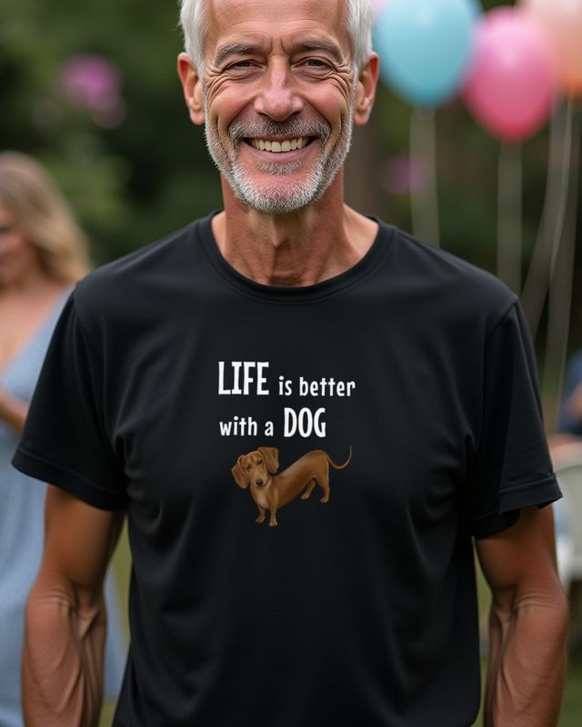 Dachshund Life Is Better with a Dog - Wiener Dog Gift β T-Shirt