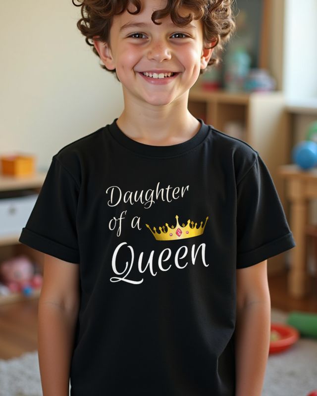 Daughter of a Queen - Mama Tochter Shirt Geschenk – T-Shirt