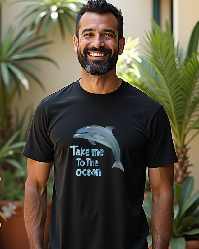 Dolphin Take Me to the Ocean - Beach Vacation Ocean Lover – T-Shirt