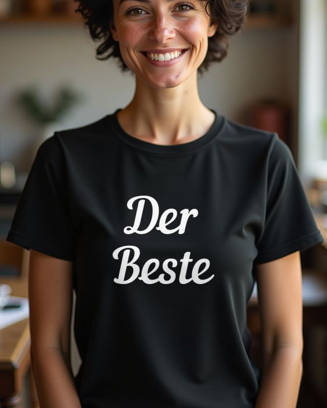 Der Beste - Schriftzug Geschenk für Männer mit Humor