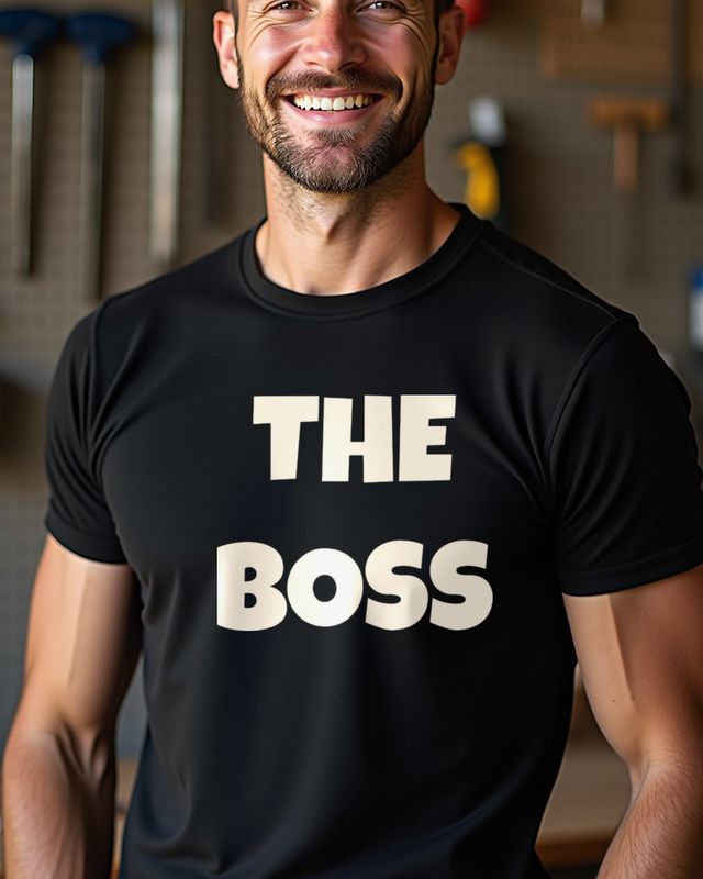 Der Boss - Lustiger Spruch für Chef und Chefin