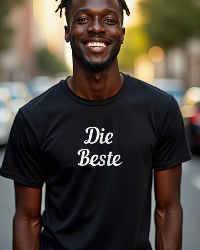 Die Beste - Schriftzug Geschenk für Frauen mit Stil