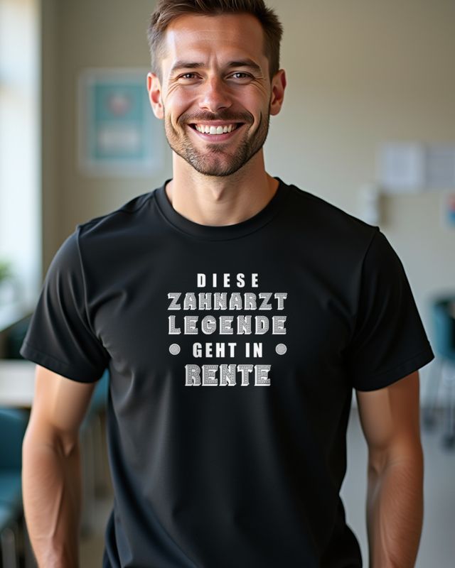 Diese Zahnarzt Legende geht in Rente - Ruhestand Geschenk – T-Shirt