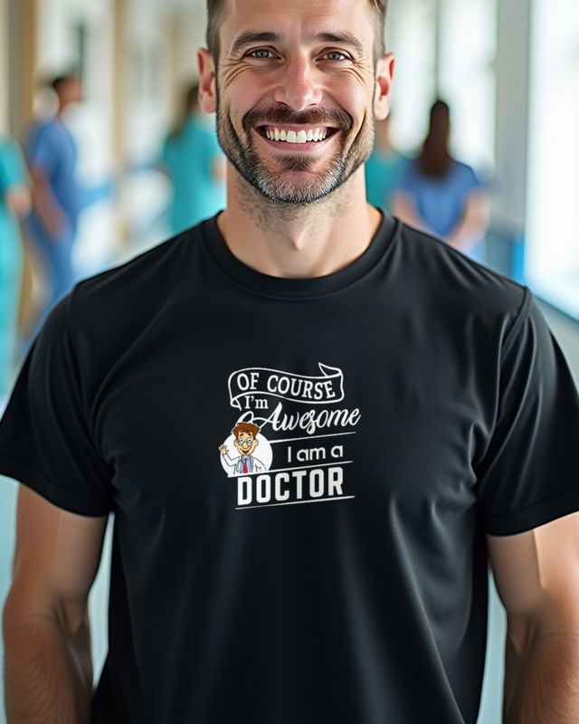 Doctor I’m Awesome - Lustiges Shirt für Ärzte – T-Shirt