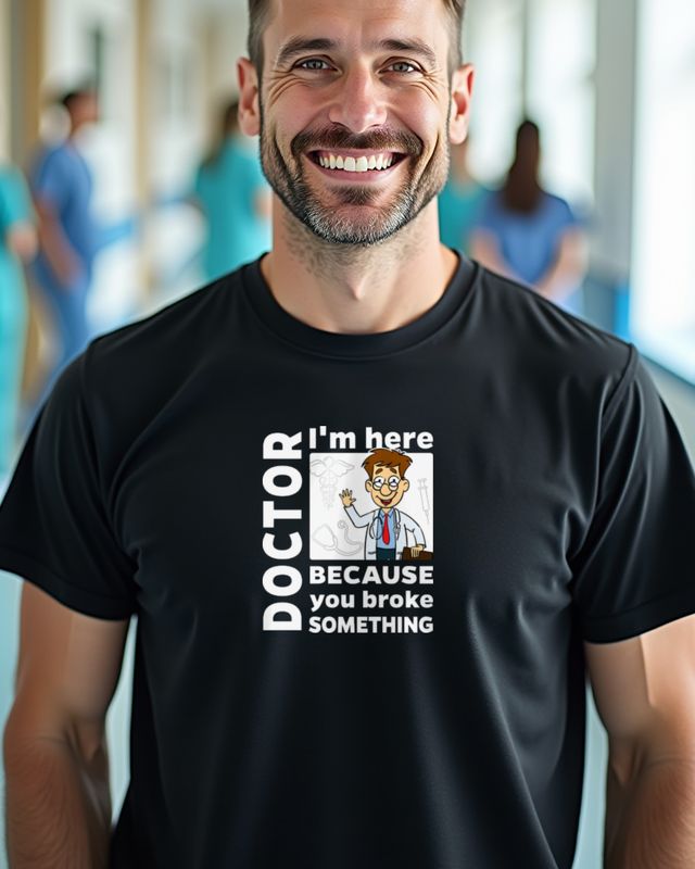 Doctor - I’m Here - Lustiges Arzt Shirt – T-Shirt