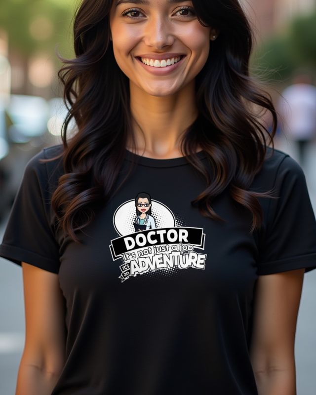 Doctor Not a Job but an Adventure - Ärztin Shirt – T-Shirt