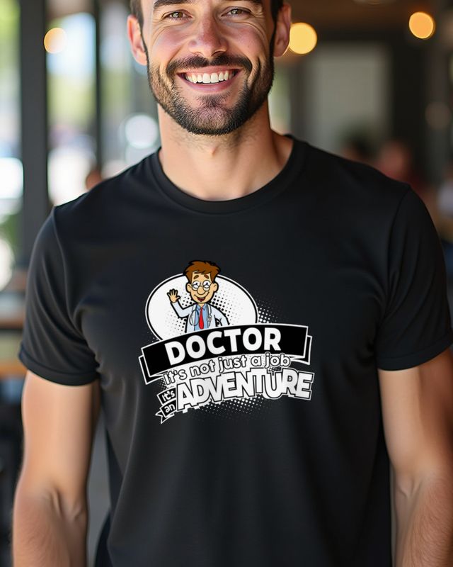 Doctor Not a Job but an Adventure - Arzt Shirt – T-Shirt