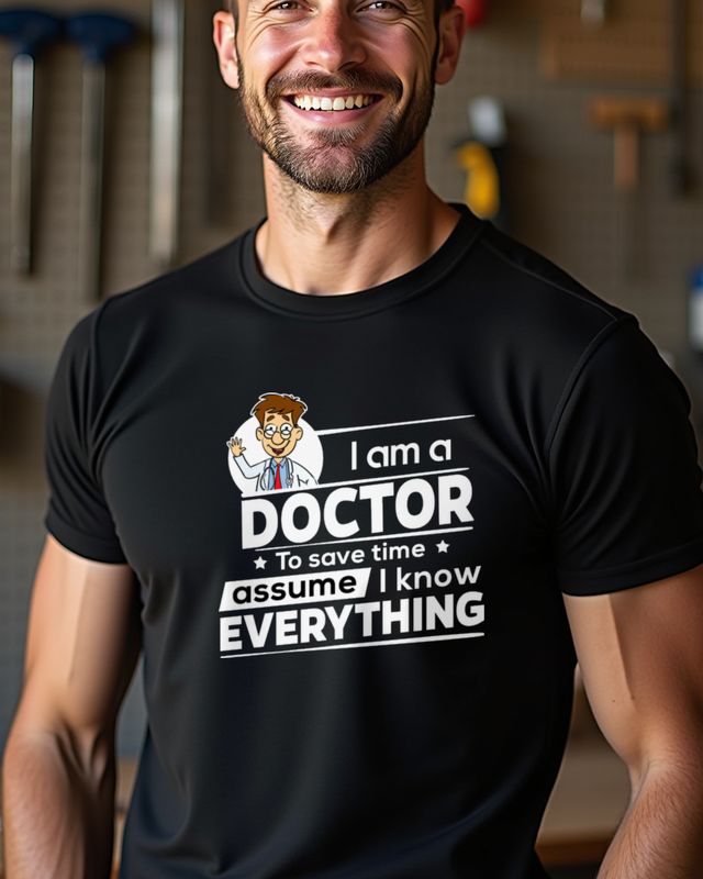Doctor - To Save Time - Funny Doctor Shirt β T-Shirt