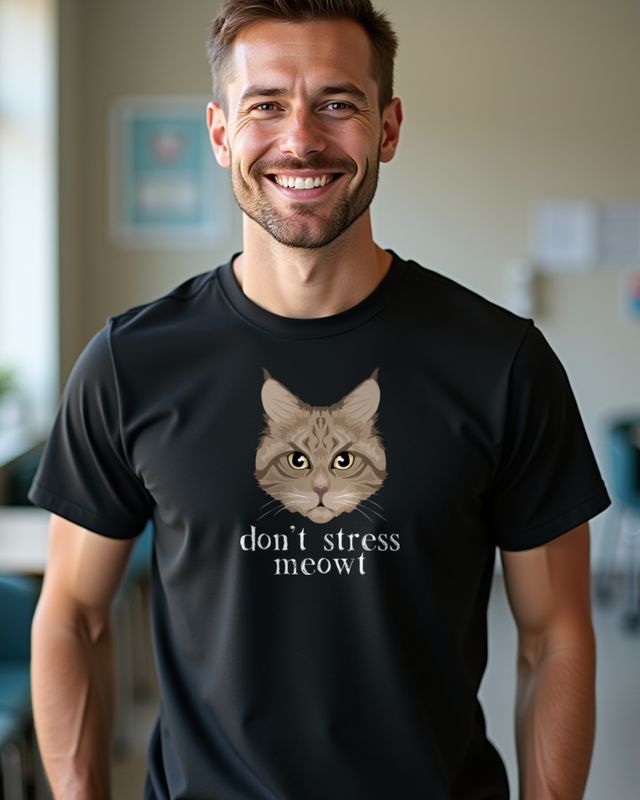 Katze Don’t Stress Meowt - Entspannt Bleiben Geschenk – T-Shirt