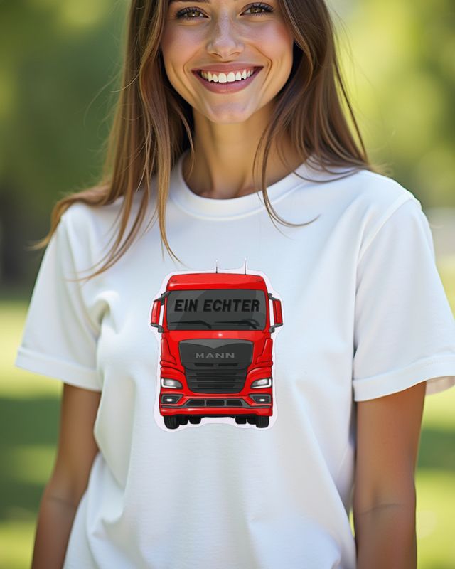 Ein echter Mann LKW – T-Shirt