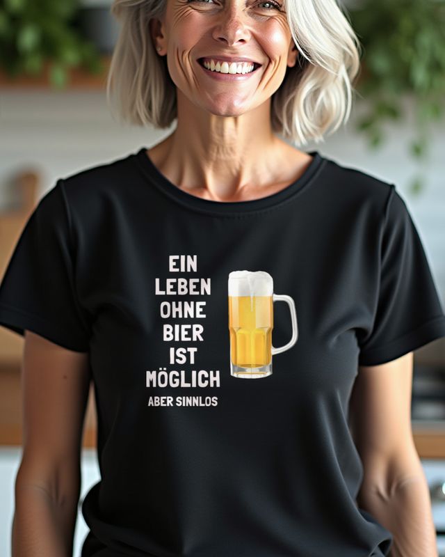 Ein Leben ohne Bier ist möglich aber sinnlos - German Beer – T-Shirt
