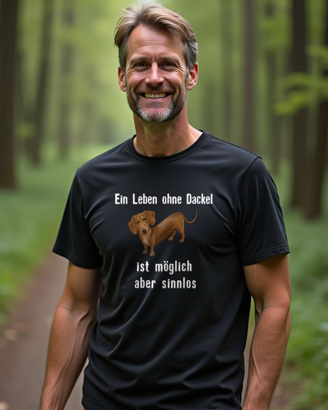 Ein Leben ohne Dackel ist möglich aber sinnlos - Teckel – T-Shirt