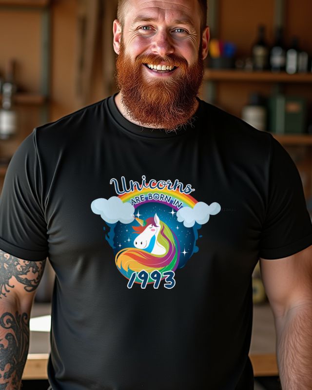 Unicorns Born in 1993 - Funny Birthday Saying Gift โ T-Shirt