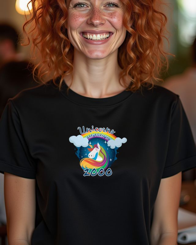 Einhörner werden 2000 geboren - Jahrgang 2000 Geschenk – T-Shirt