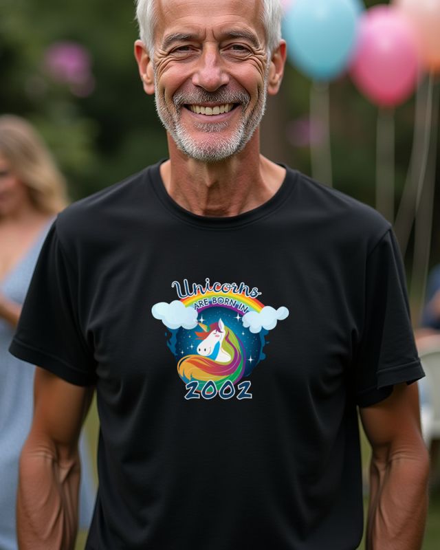 Einhorn Jahrgang 2002 - Unicorns Are Born in 2002 – T-Shirt