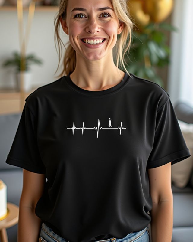 Basketball EKG Pulse - Funny Shirt for Hoop Lovers β T-Shirt