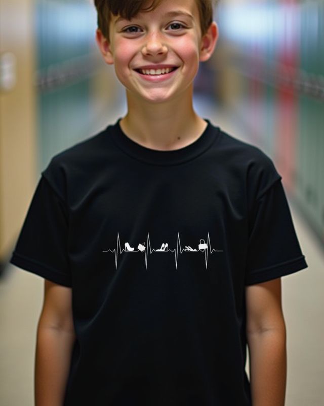 EKG Herzschlag Schuhe und Taschen - Shopping Geschenk – T-Shirt