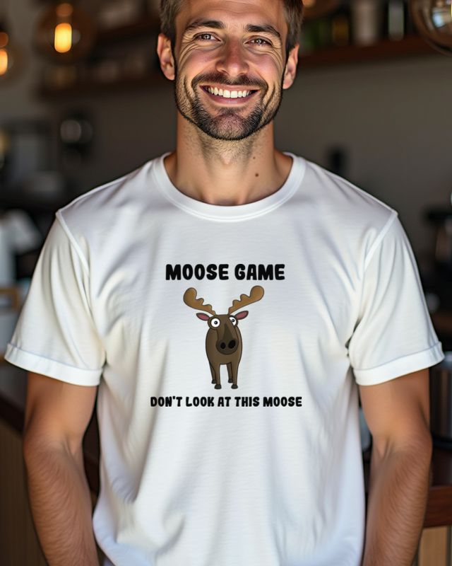 Moose Game - Funny Moose Design for Game Lovers – T-Shirt