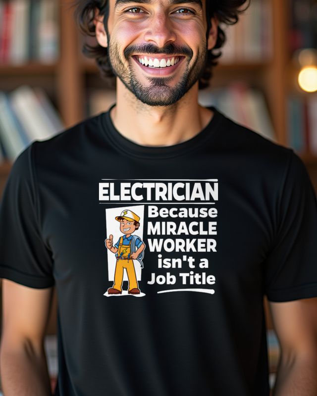 Electrician - Miracle Worker - Lustiges Elektriker Shirt – T-Shirt