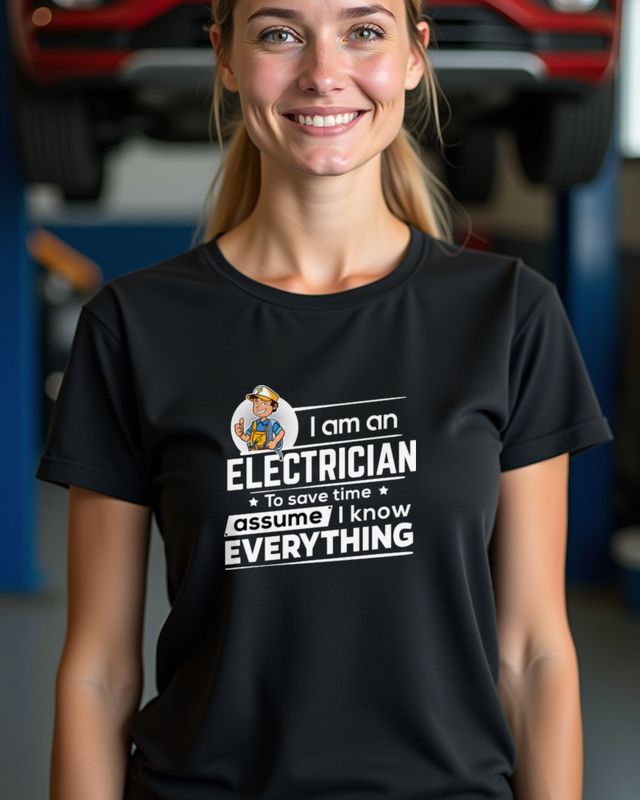 Electrician - To Save Time - Funny Electrician Tee β T-Shirt