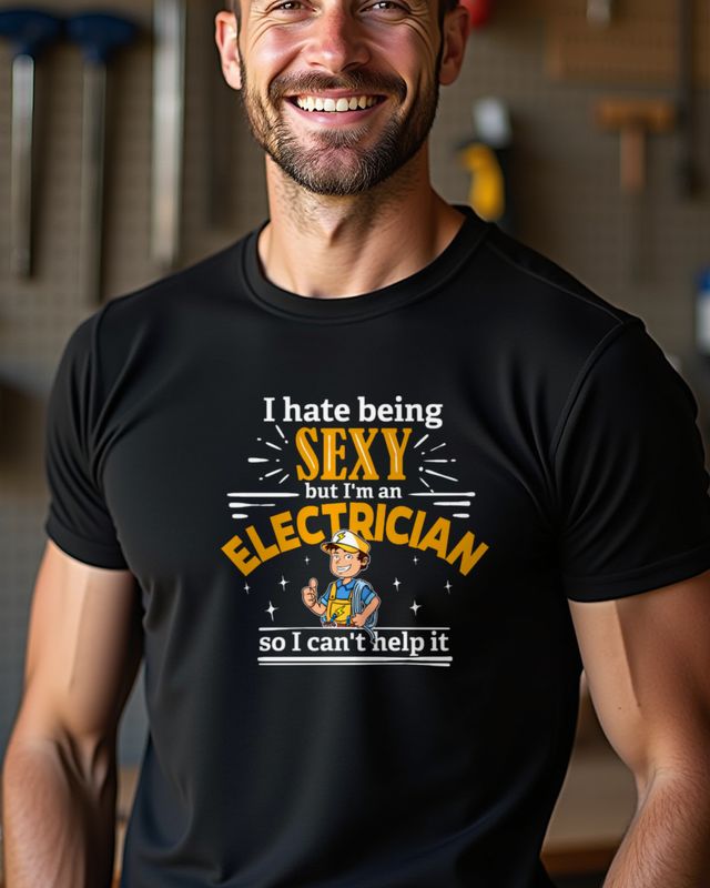 I'm an Electrician So I Can't Help It - Humor β T-Shirt