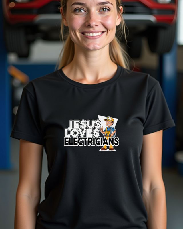 Jesus Loves Electricians - Christian Electrician β T-Shirt