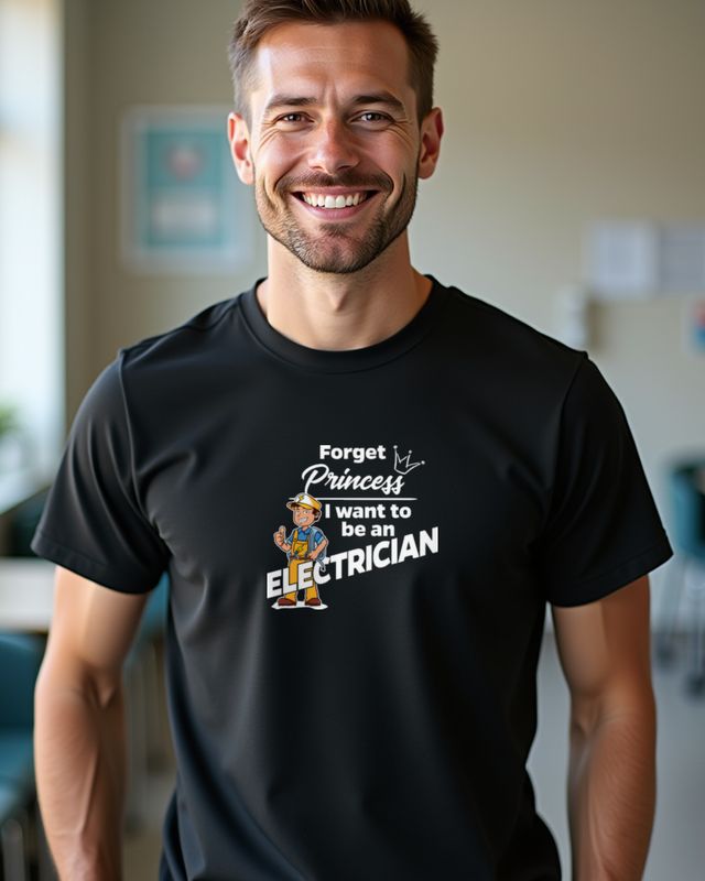 Elektrikerin - Forget Princess - Geschenk für Frauen – T-Shirt