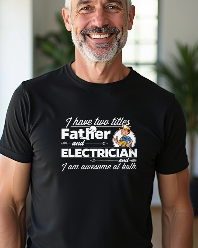Elektriker und Vater - Vatertag Geschenk für Papa
