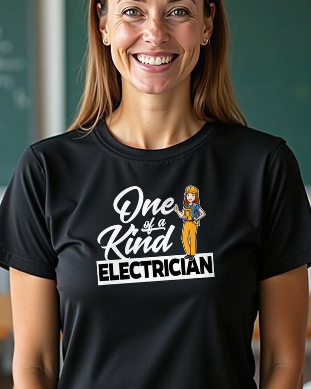 One of a Kind Electrician - Elektrikerin Geschenk