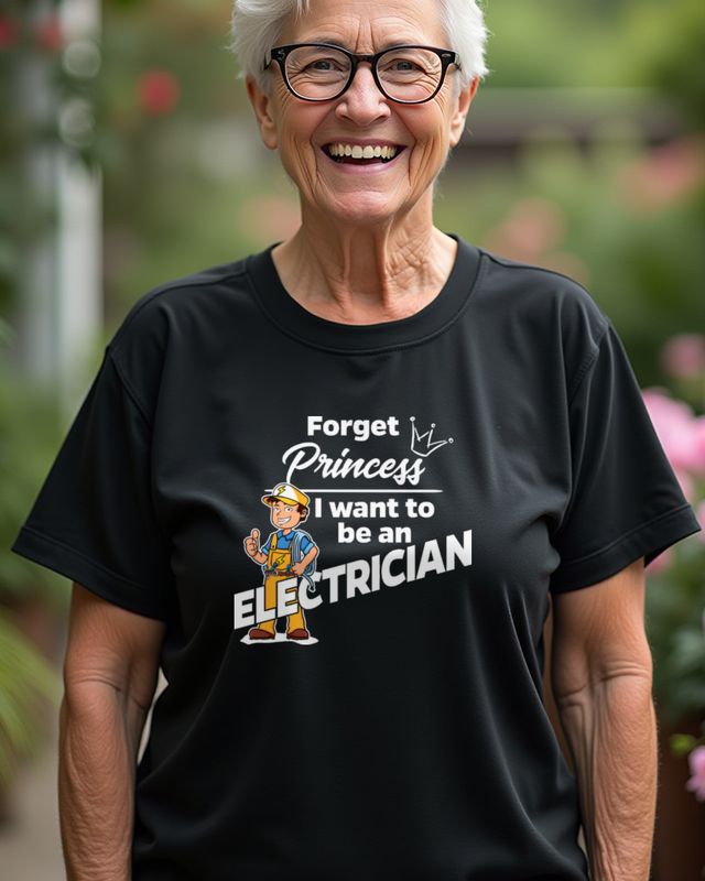 Elektrikerin - Forget Princess - Geschenk für Frauen