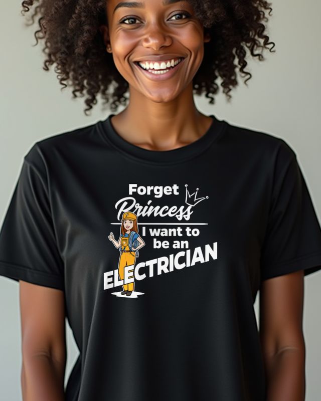 Elektrikerin Forget Princess - Handwerkerin Spruch