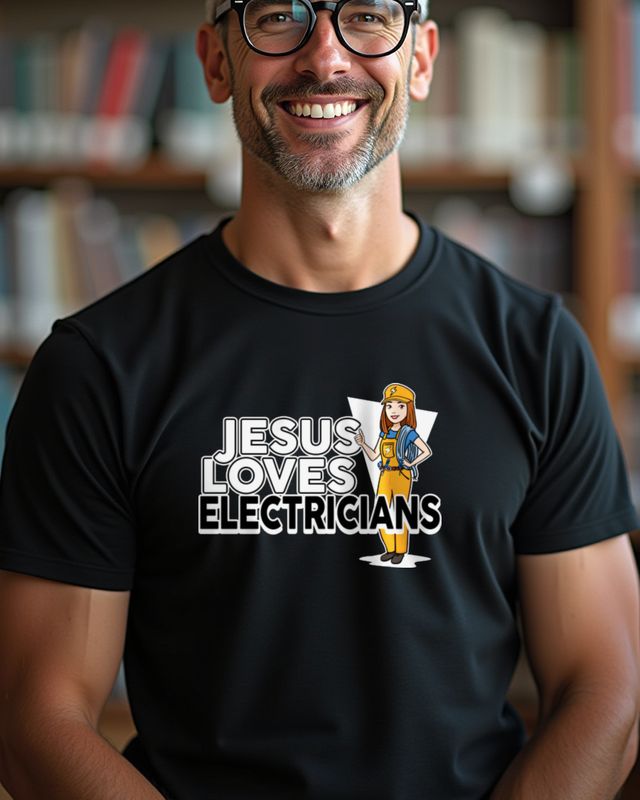 Jesus Loves Electricians - Christian β T-Shirt