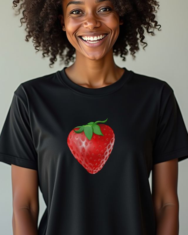 Erdbeere - Süßes Obst Motiv für Erdbeerfans – T-Shirt