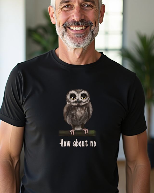 How About No Owl - Funny Sarcastic Owl Saying Design