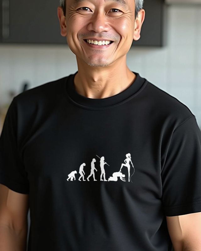 Evolution Dominatrix - From Ape to Mistress โ T-Shirt