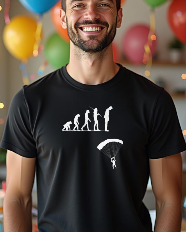 Evolution Skydiving - Funny Gift for Skydivers โ T-Shirt