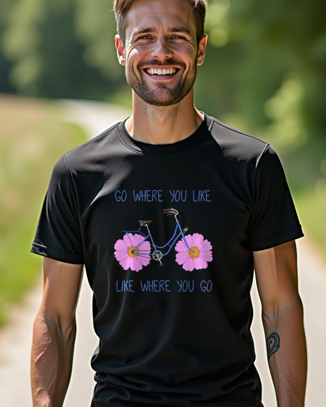 Fahrrad - Go where you like - Radfahrer Spruch