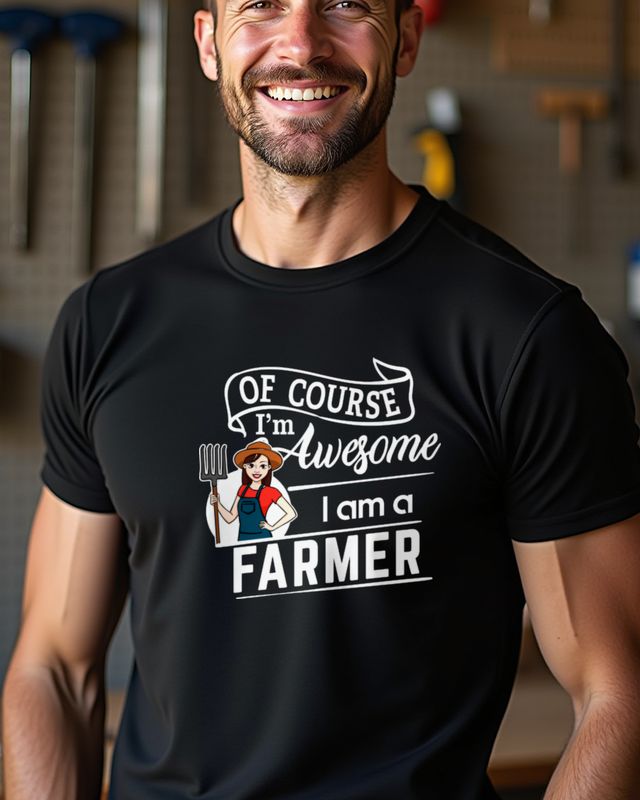 Farmer - I’m Awesome - Lustiges Shirt für Landwirte – T-Shirt