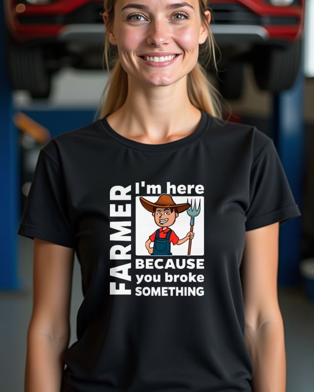 Farmer - I’m Here - Funny Farmer Shirt – T-Shirt