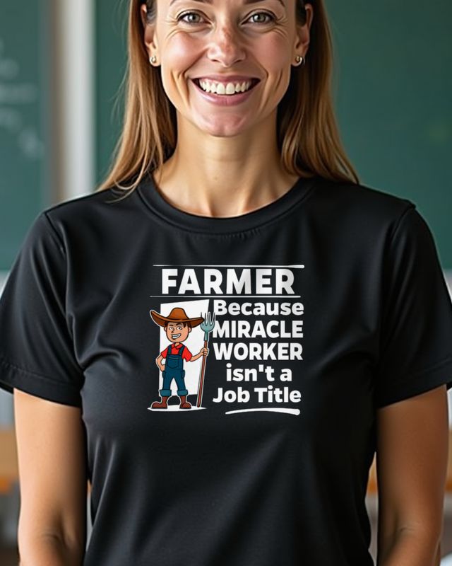 Farmer - Miracle Worker - Funny Gift for Farmers β T-Shirt