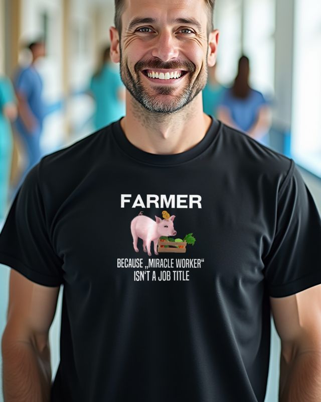 Farmer - Miracle Worker - Funny Farming Gift β T-Shirt