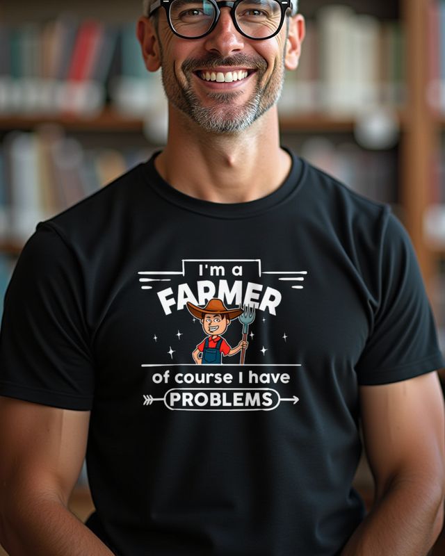 Farmer - Of Course I Have Problems - Farmer Humor β T-Shirt