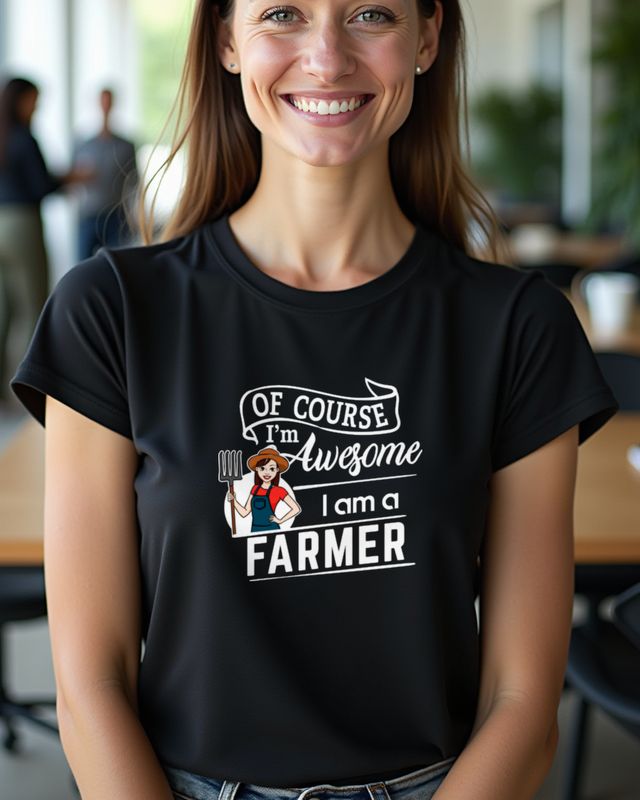 Farmer - I’m Awesome - Lustiges Shirt für Landwirte – T-Shirt