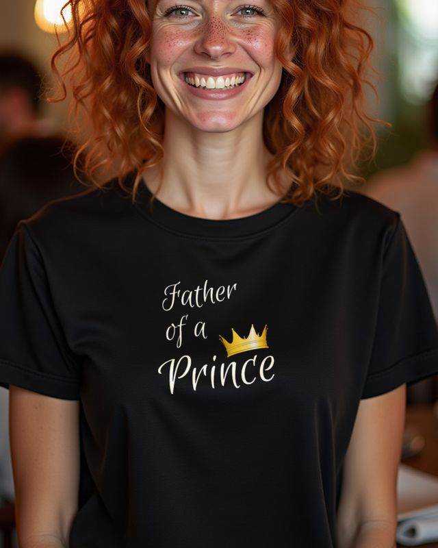 Father of a Prince - Boy Dad Gift for Fatherโs Day โ T-Shirt