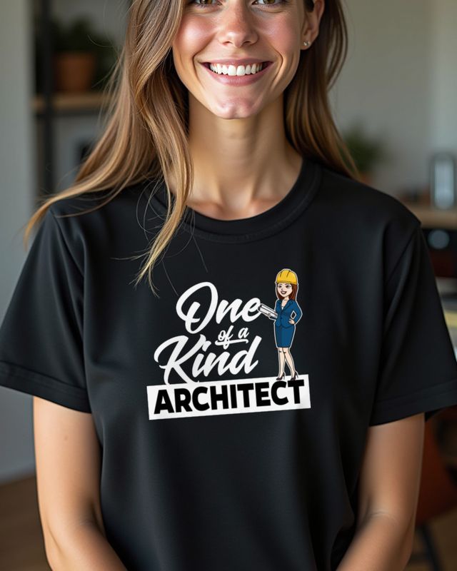 Female Architect One of a Kind - Geschenk für Architektin – T-Shirt