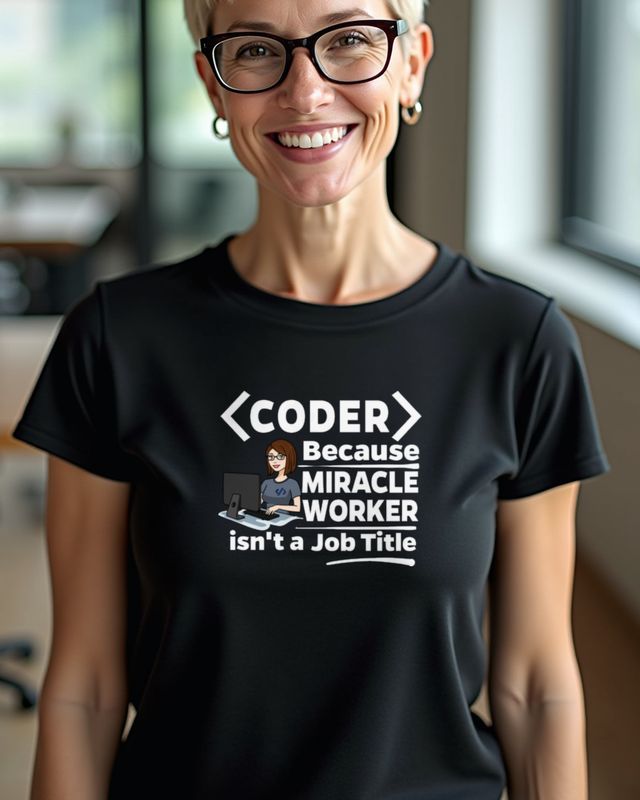 Female Coder Miracle Worker - Geschenk Programmiererin – T-Shirt