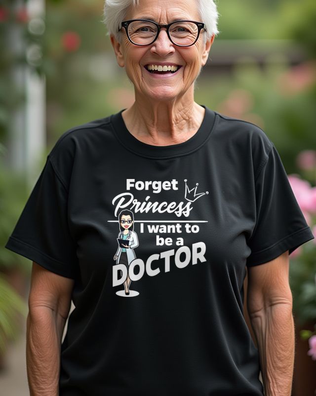 Female Doctor - Forget Princess - Geschenk für Ärztinnen – T-Shirt