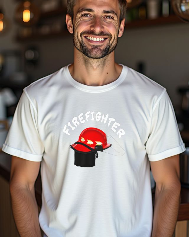 Feuerwehrmann Motiv - Geschenk für Feuerwehrleute – T-Shirt