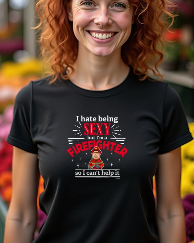 I'm a Firefighter So I Can't Help It - Humor – T-Shirt